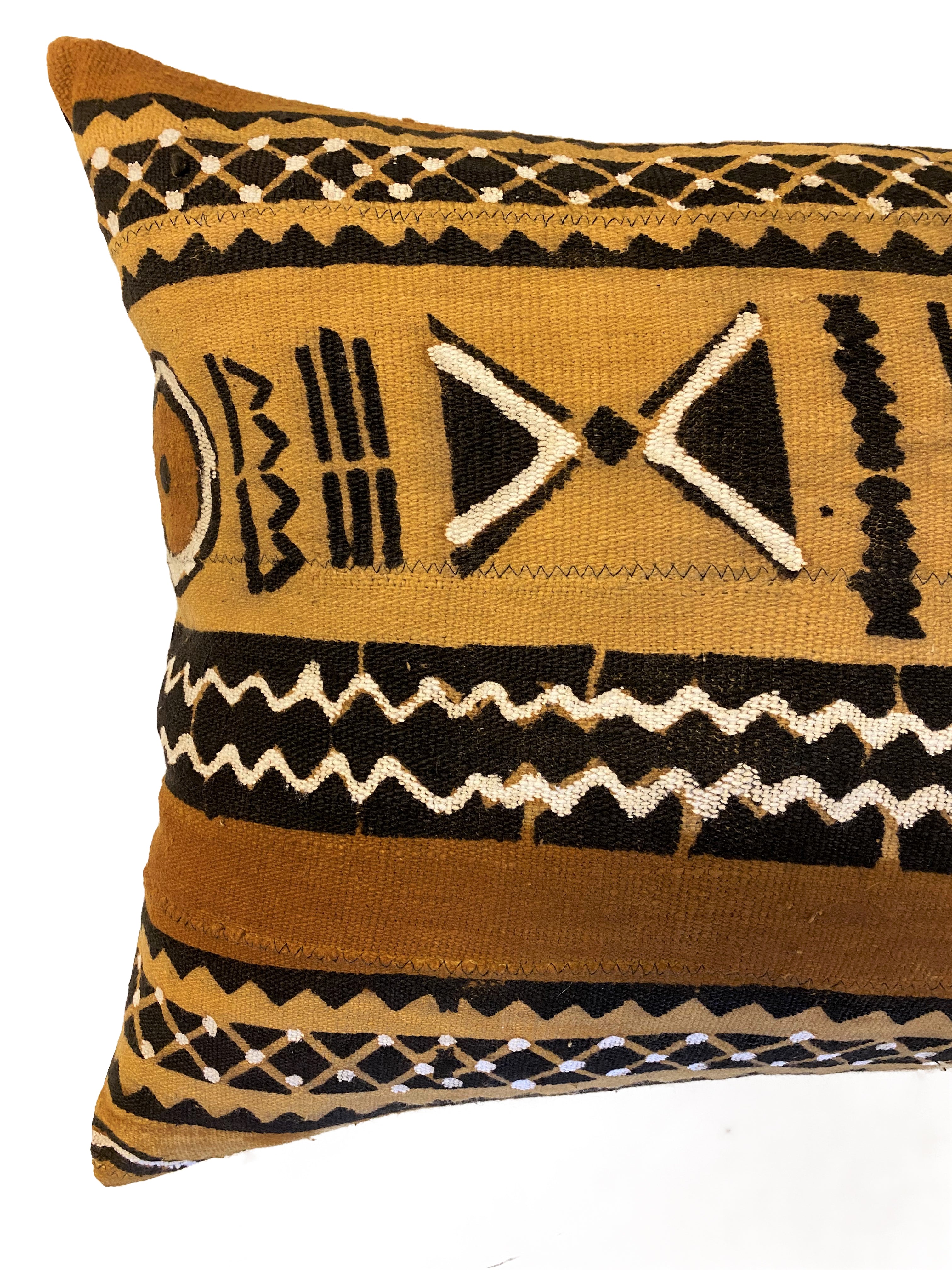 Authentic Earthtone Mudcloth Cushion (G)