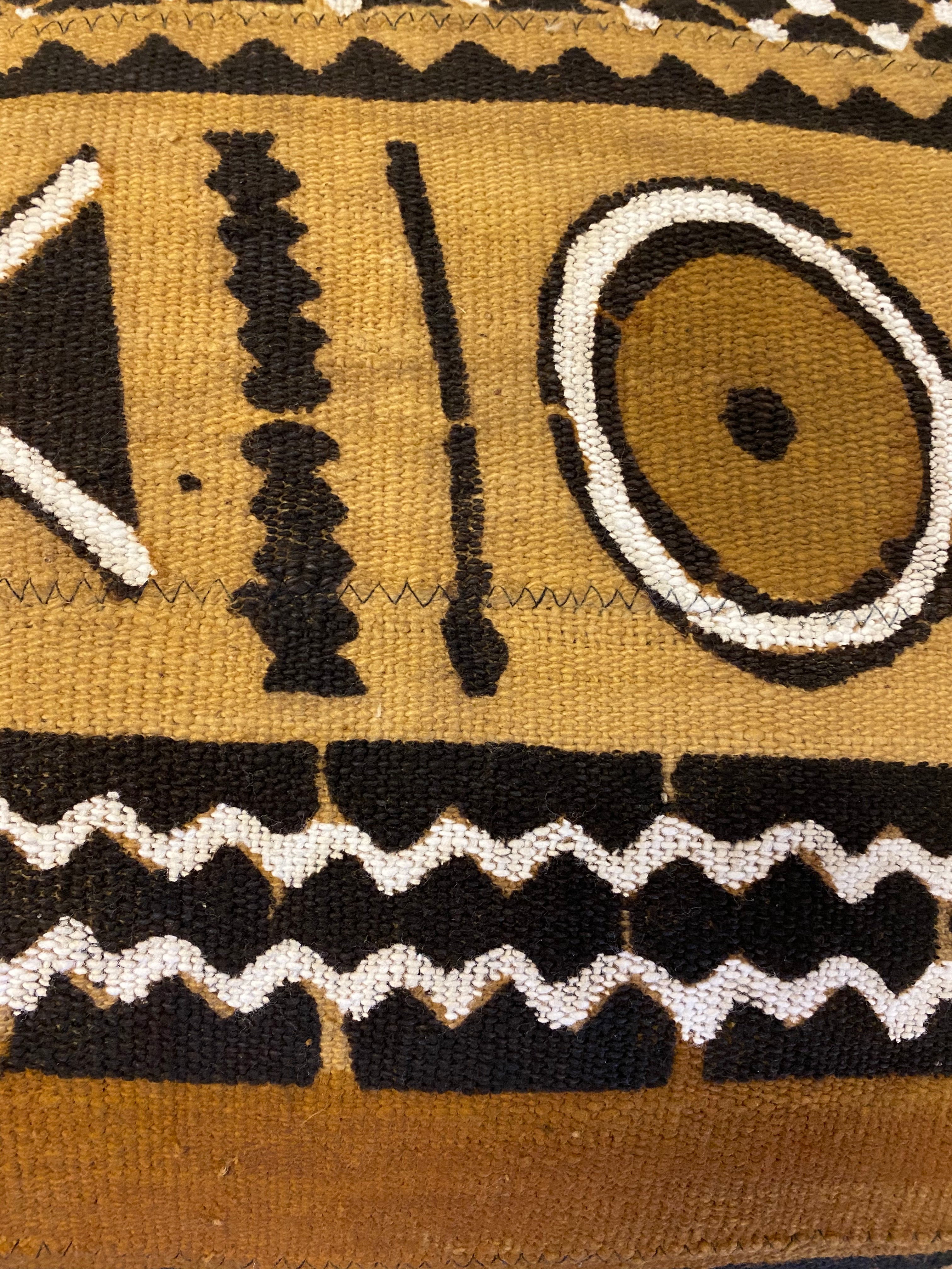 Authentic Earthtone Mudcloth Cushion (G)