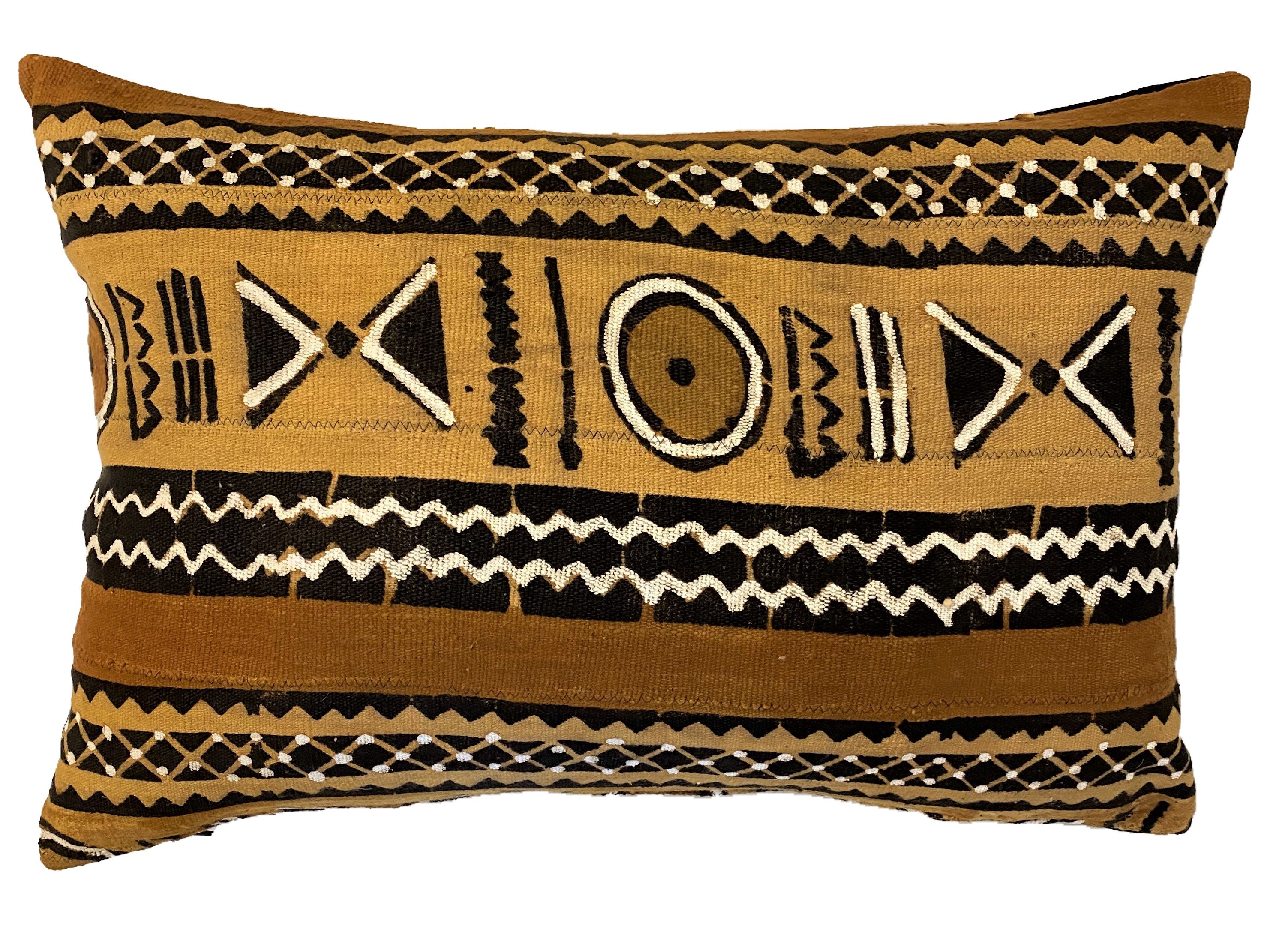 Authentic Earthtone Mudcloth Cushion (G)
