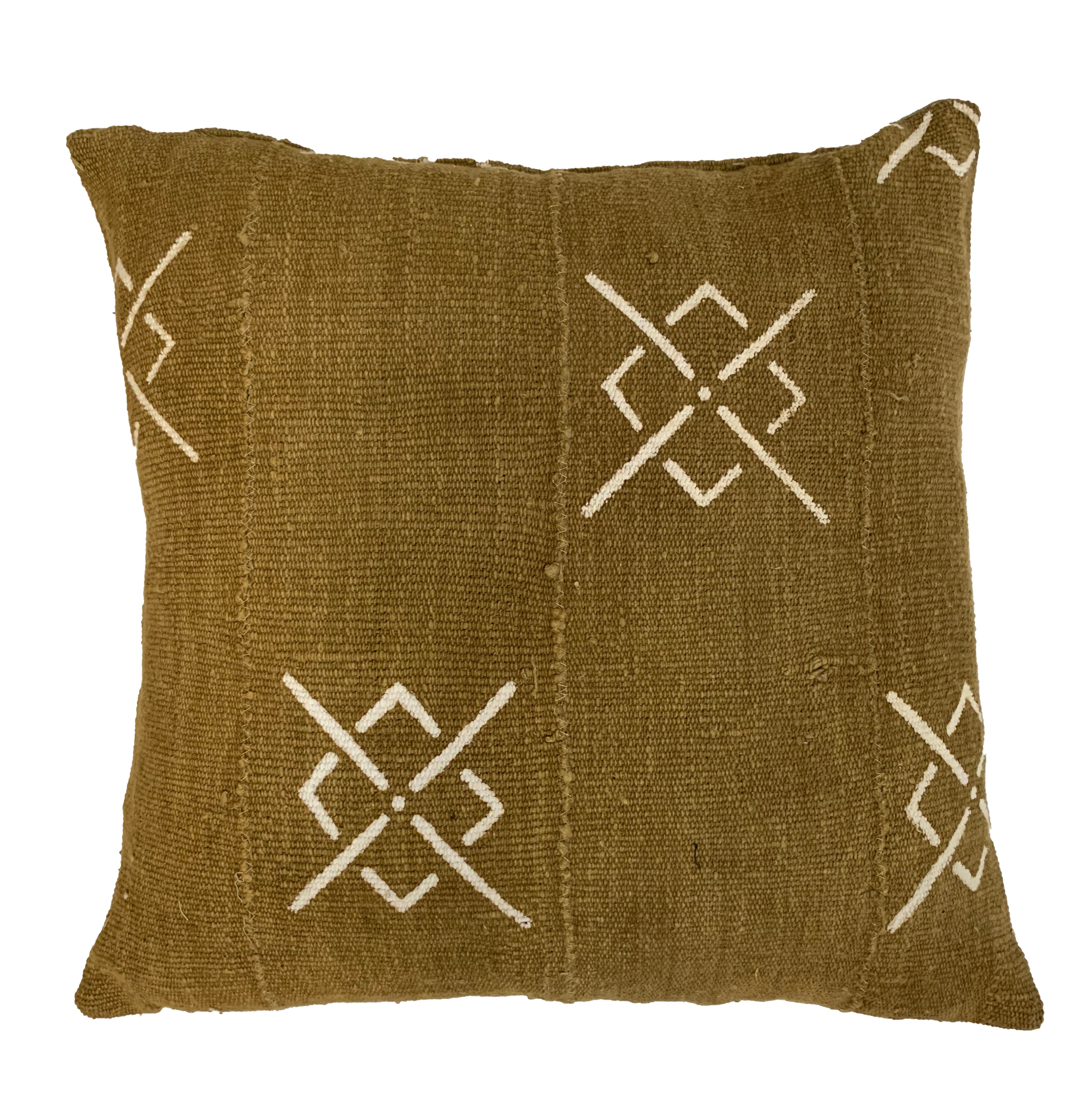 Authentic Mudcloth Cushion in Fawn