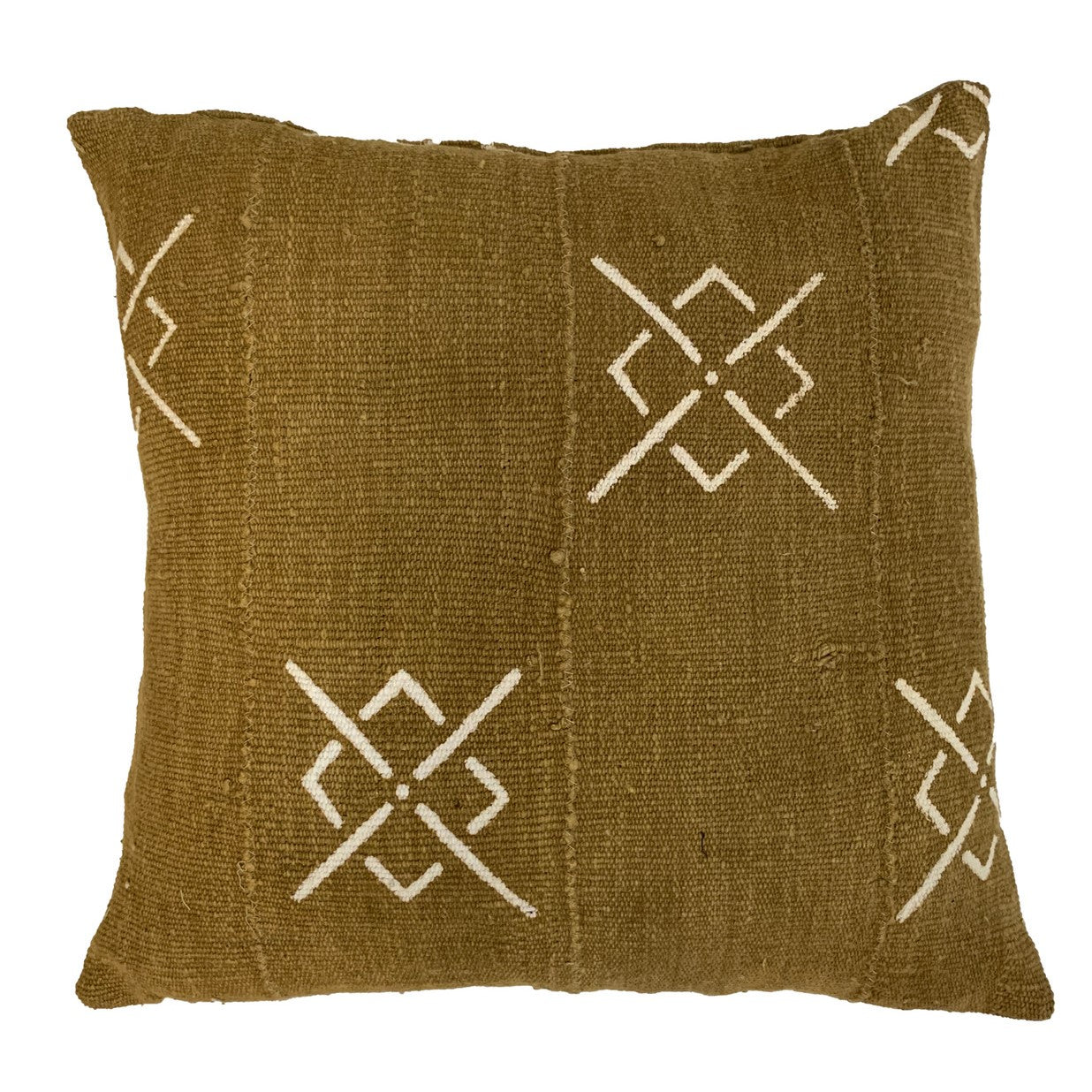 Authentic Mudcloth Cushion in Fawn