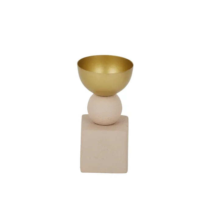 Frankie Metal Candle/Incence Holder