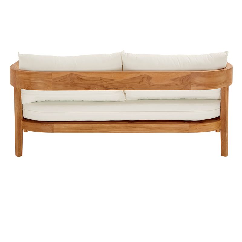 Noosa Outdoor Bleached Teak Sofa