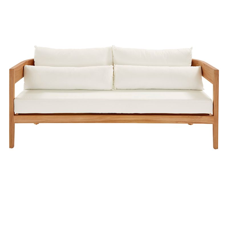 Noosa Outdoor Bleached Teak Sofa