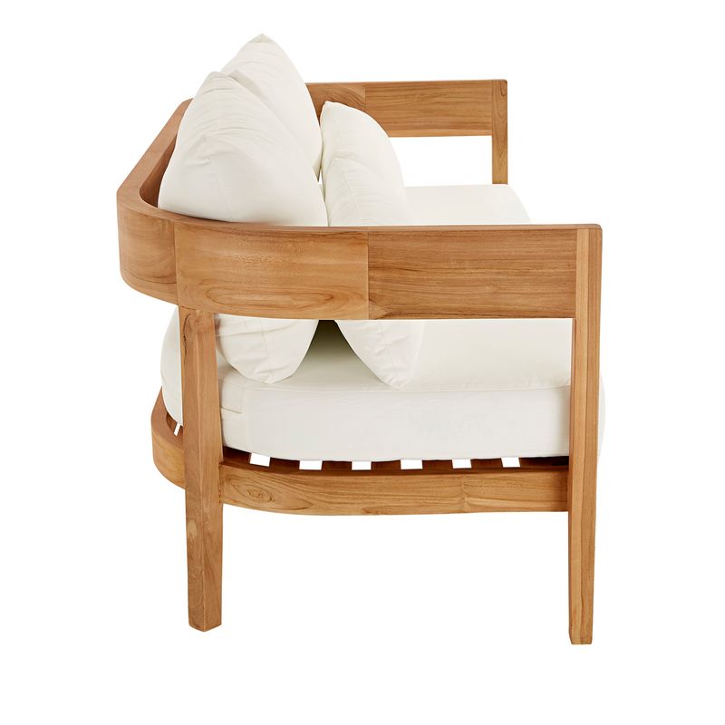 Noosa Outdoor Bleached Teak Sofa