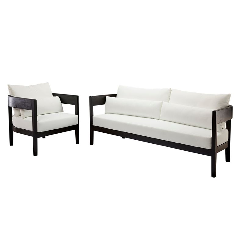 Noosa Outdoor Teak Chair in Black
