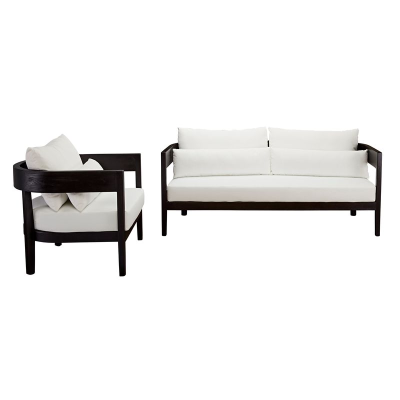 Noosa Outdoor Teak Chair in Black