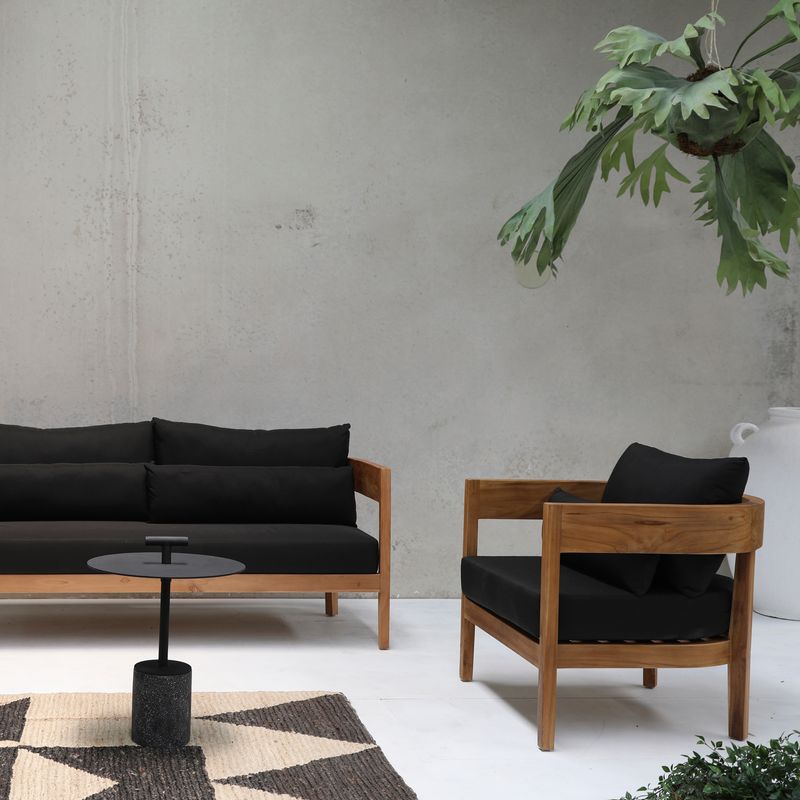 Noosa Outdoor Teak Chair in Natural