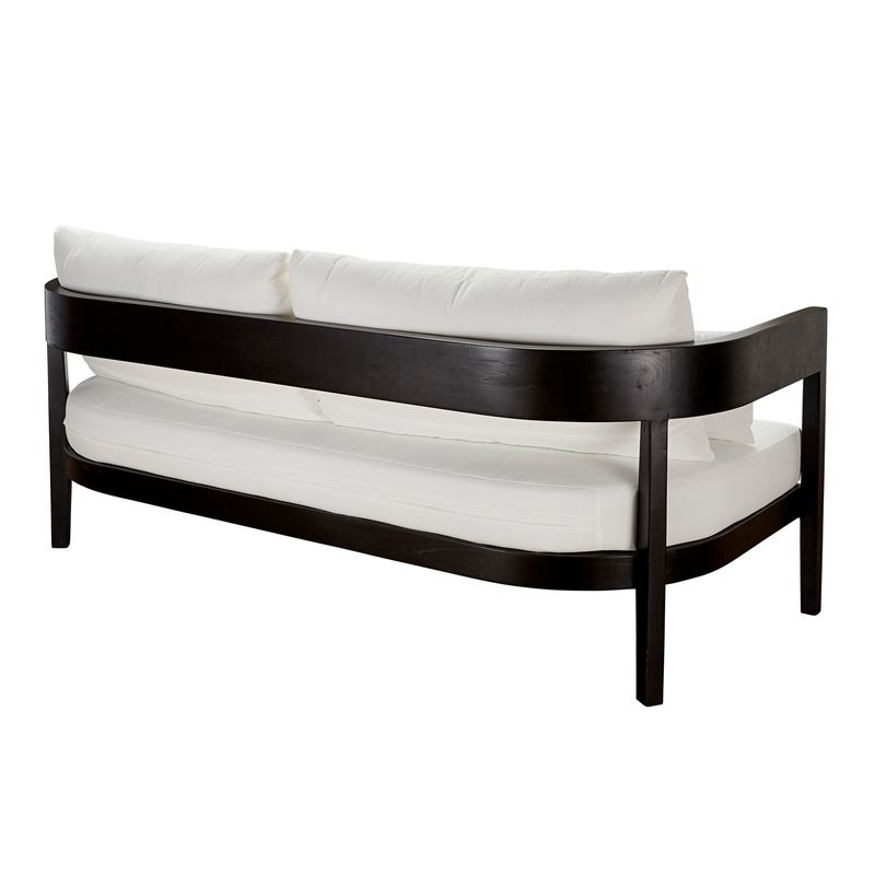 Noosa Outdoor Teak Sofa in Black