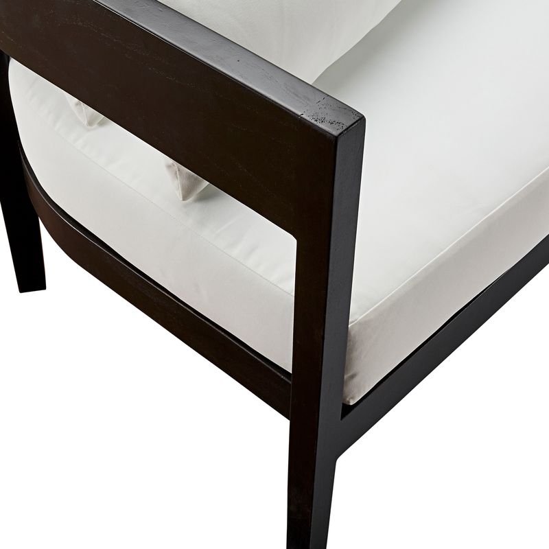 Noosa Outdoor Teak Sofa in Black