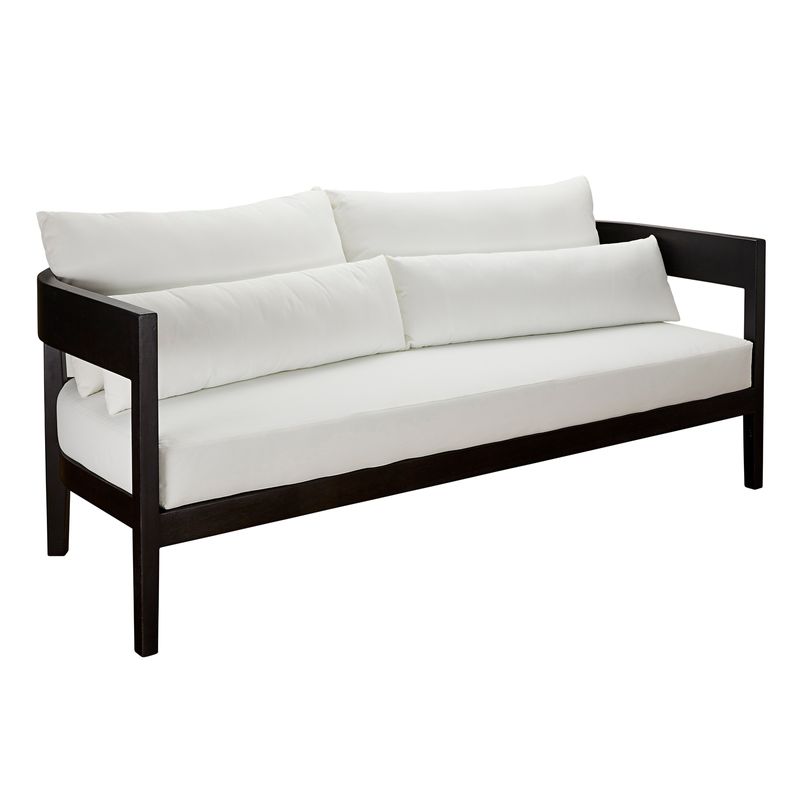 Noosa Outdoor Teak Sofa in Black