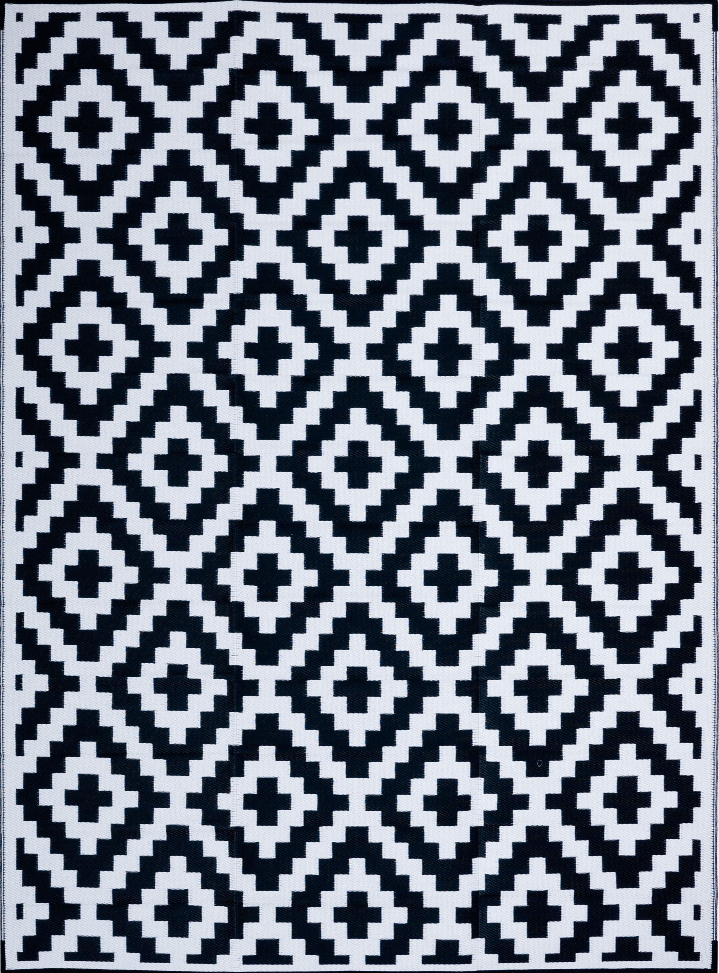 Aztec Recycled Plastic Outdoor Rug