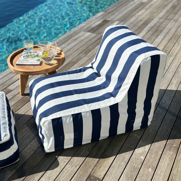 Breeze Chair in Navy Stripe