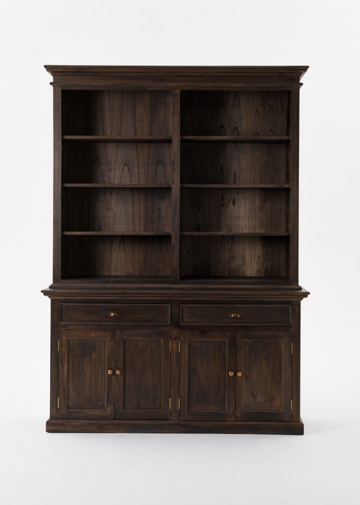 Tiana Beach Buffet Hutch Unit with Eight Shelves