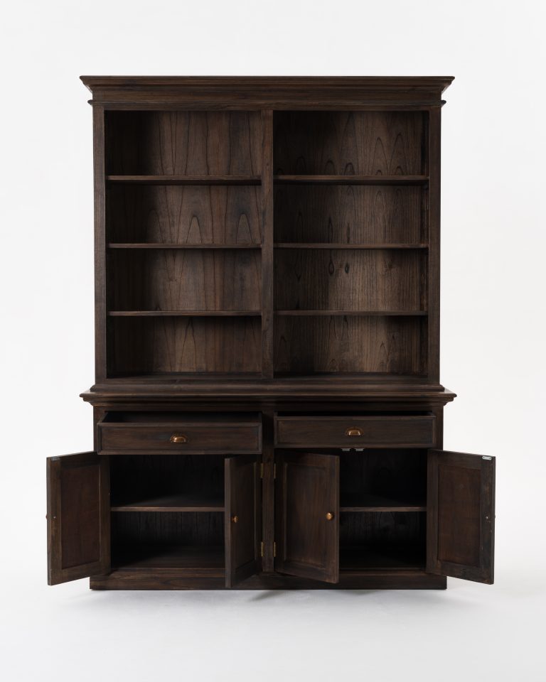 Tiana Beach Buffet Hutch Unit with Eight Shelves