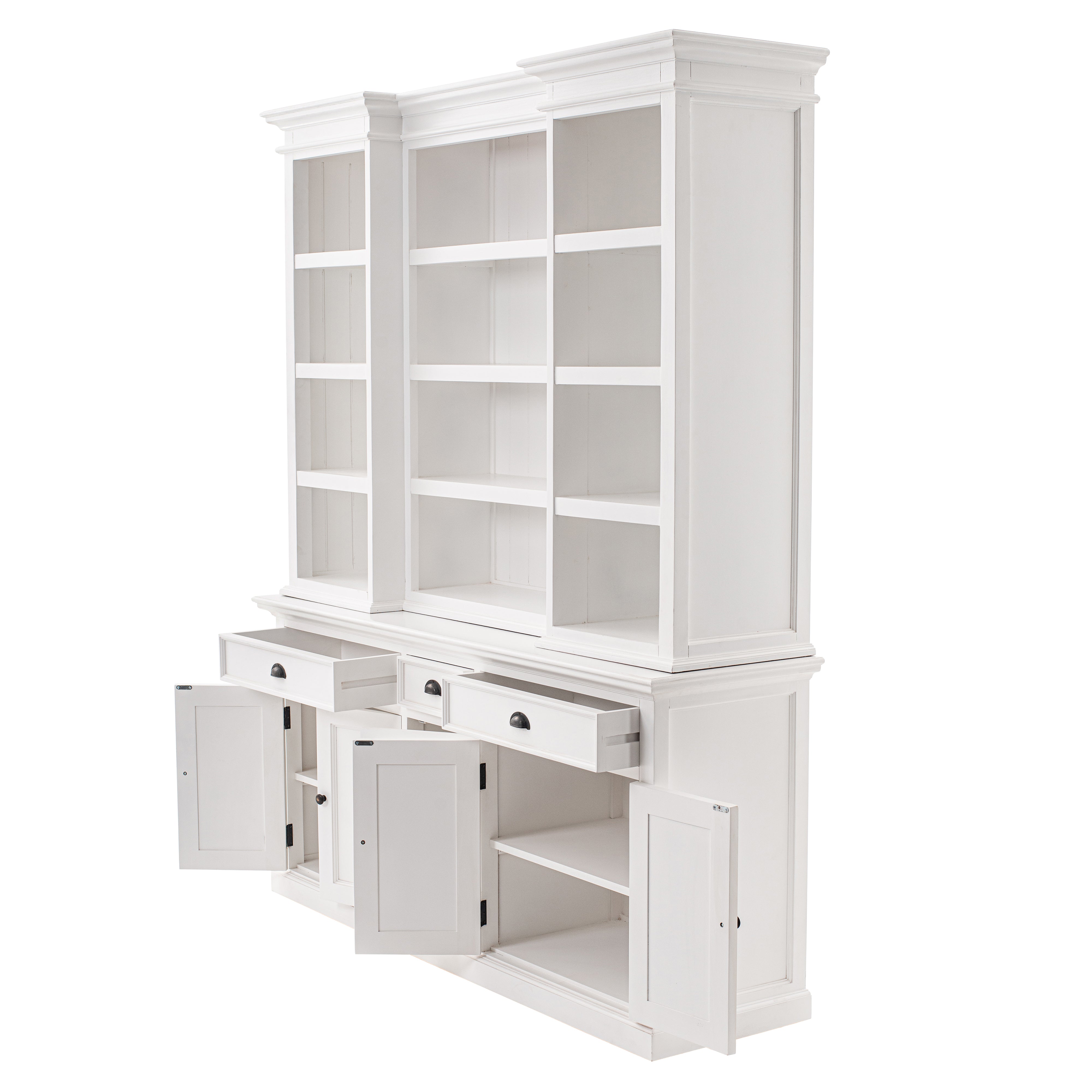 Tiana Beach Kitchen Hutch Unit with Five Doors Three Drawers