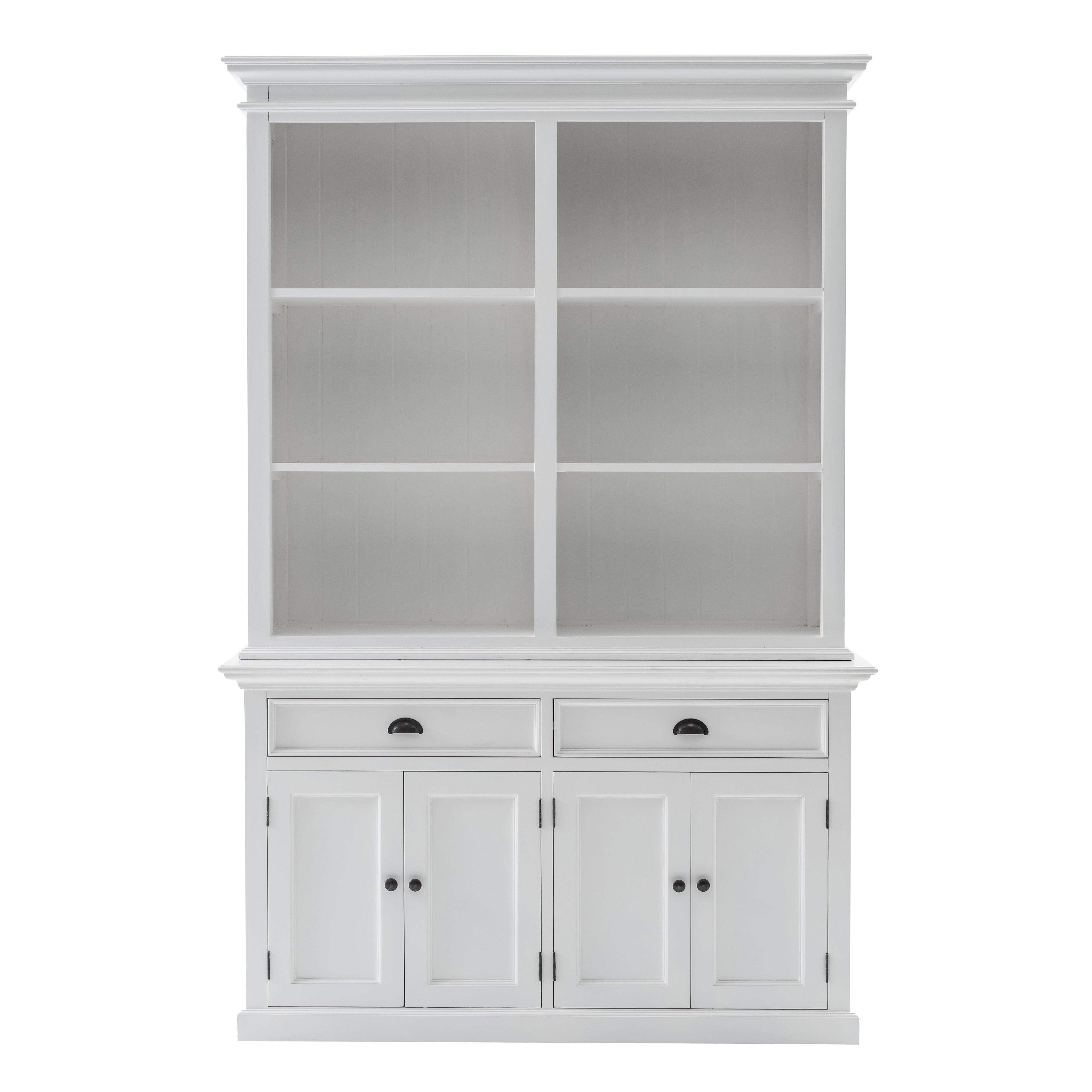 Tiana Beach Buffet Hutch Unit with Six Shelves
