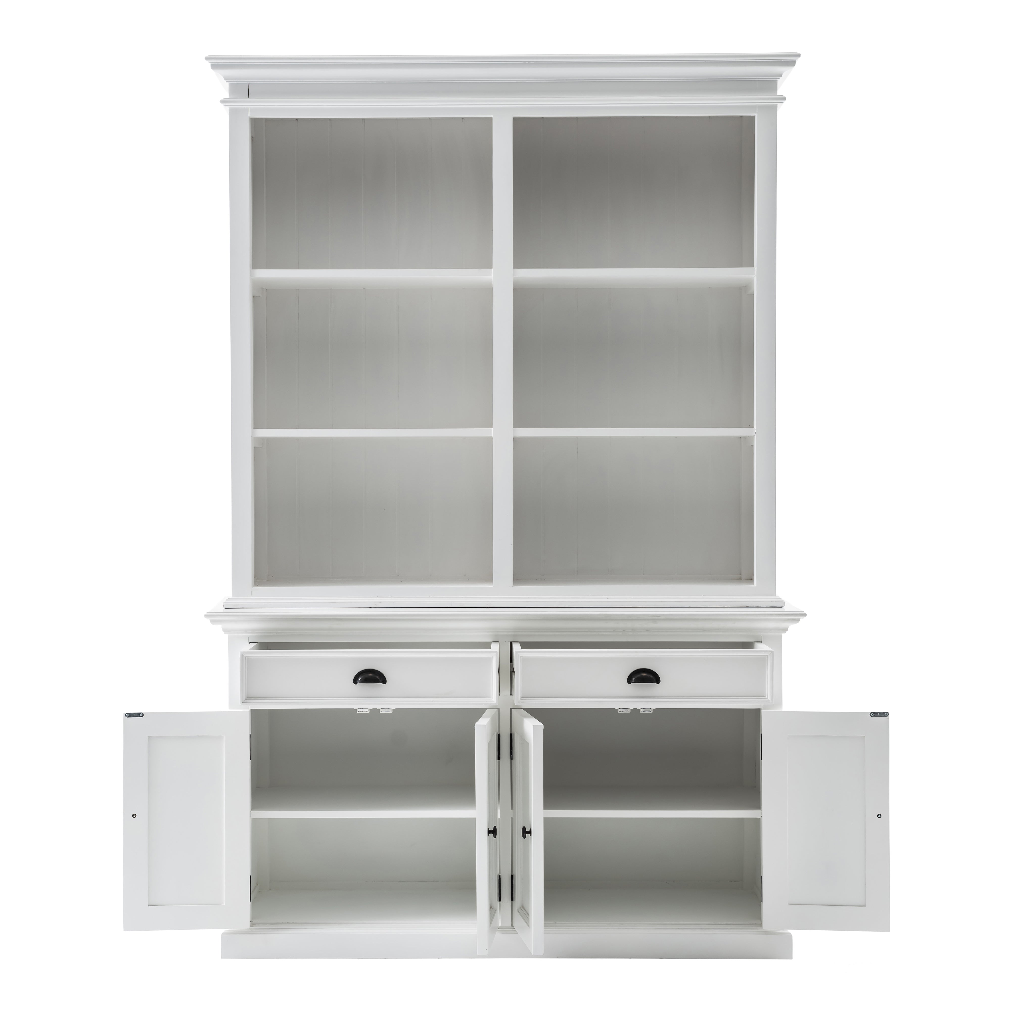 Tiana Beach Buffet Hutch Unit with Six Shelves