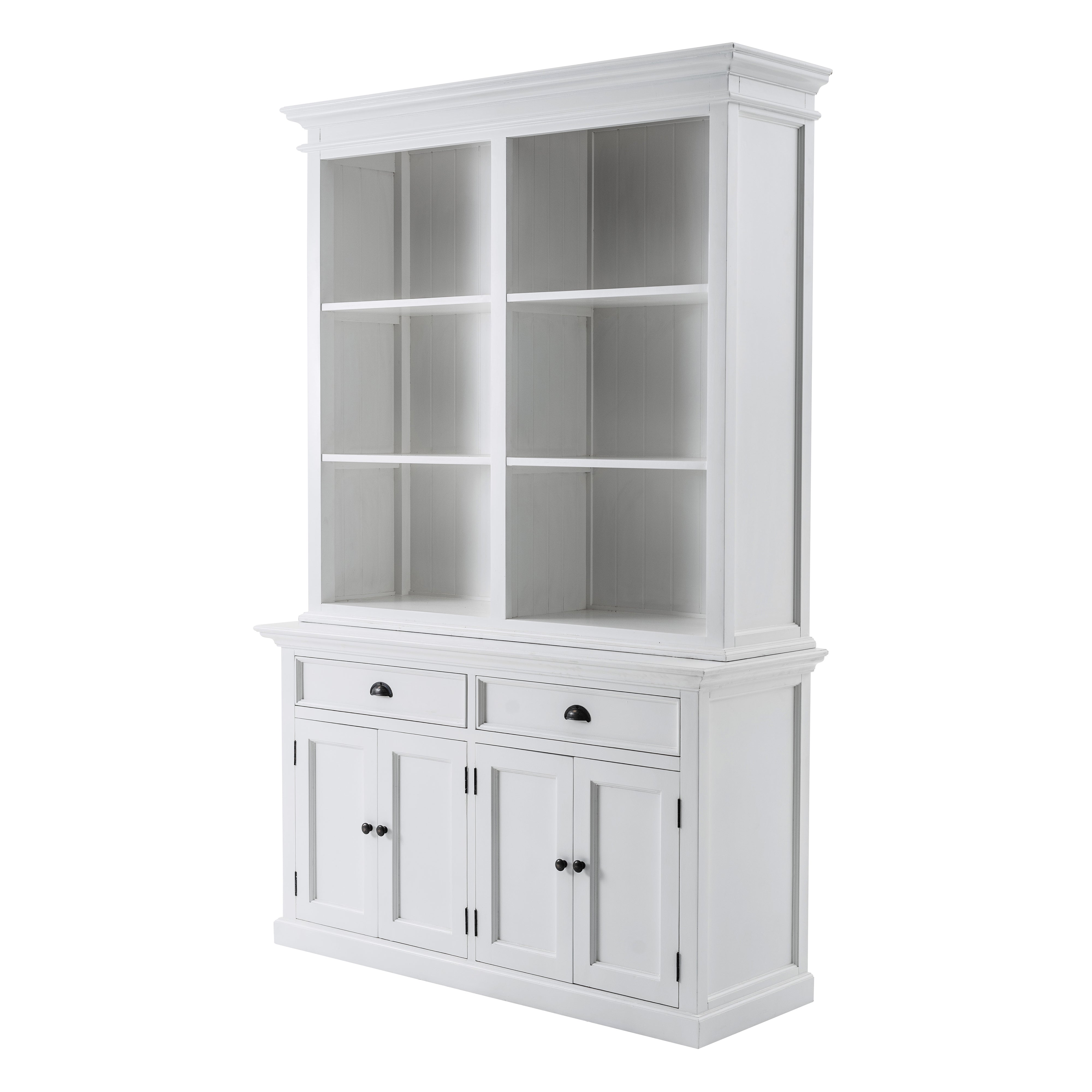 Tiana Beach Buffet Hutch Unit with Six Shelves