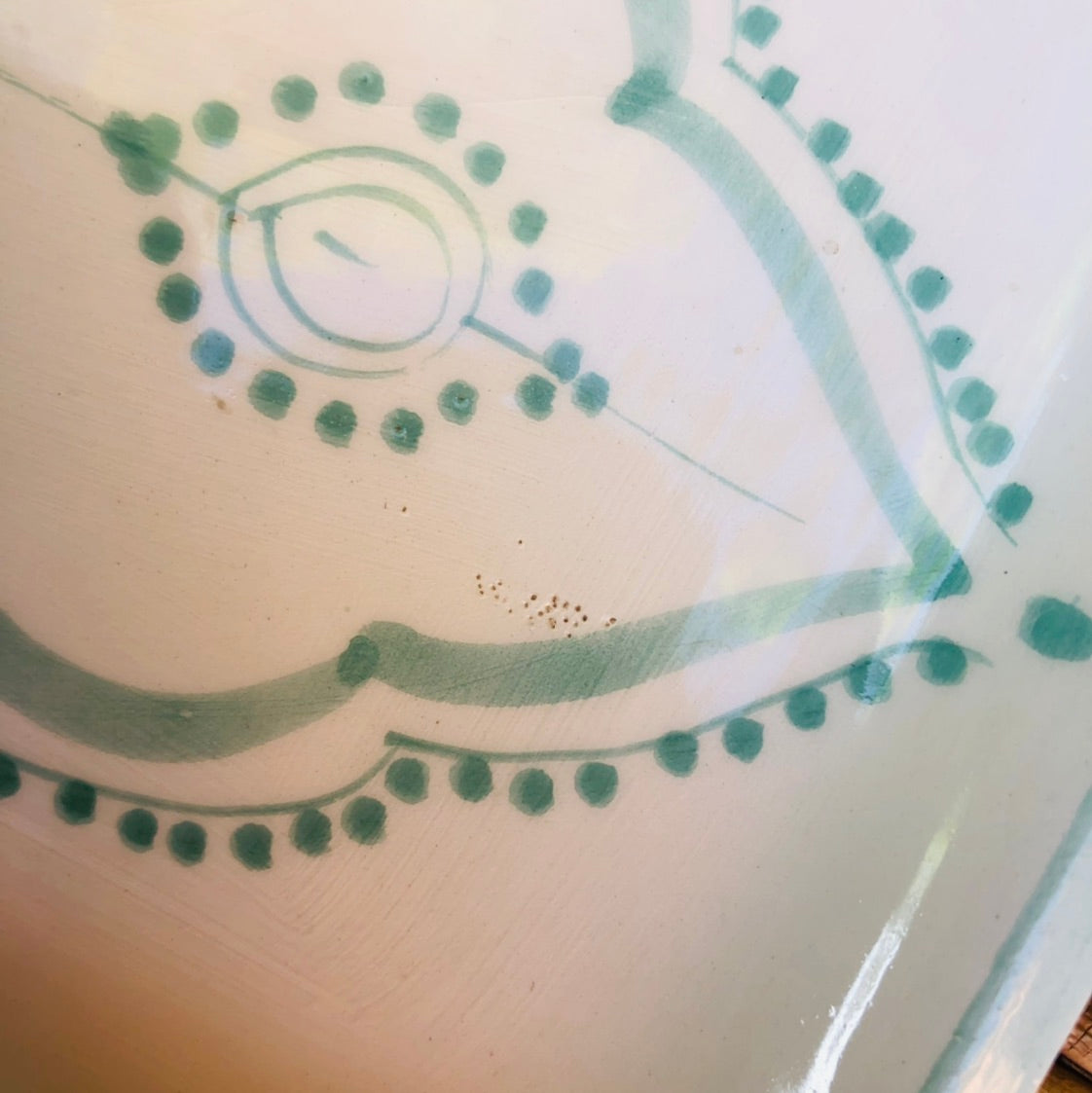 Pastel Safi Serving Plate in Mint