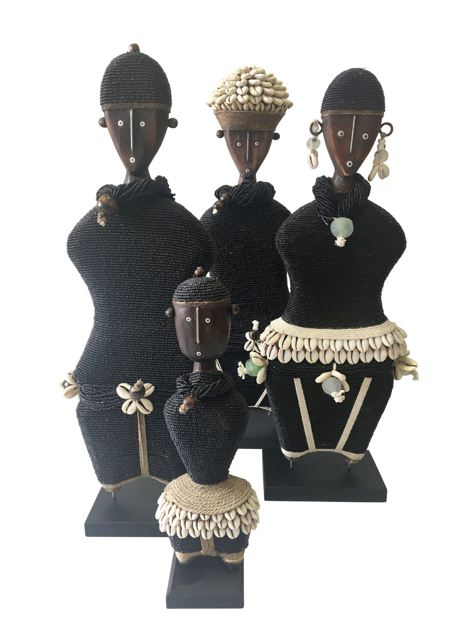 Ndamji Beaded Doll in Black