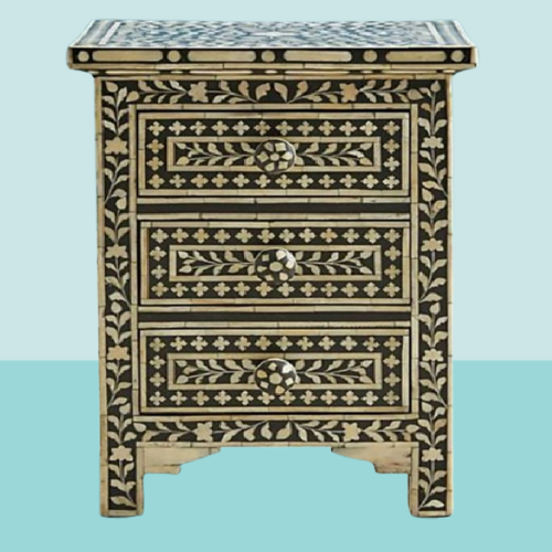 Bone Inlay Optical Chest