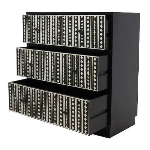 Afro Chest of 3 Drawers