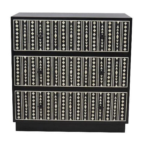 Afro Chest of 3 Drawers