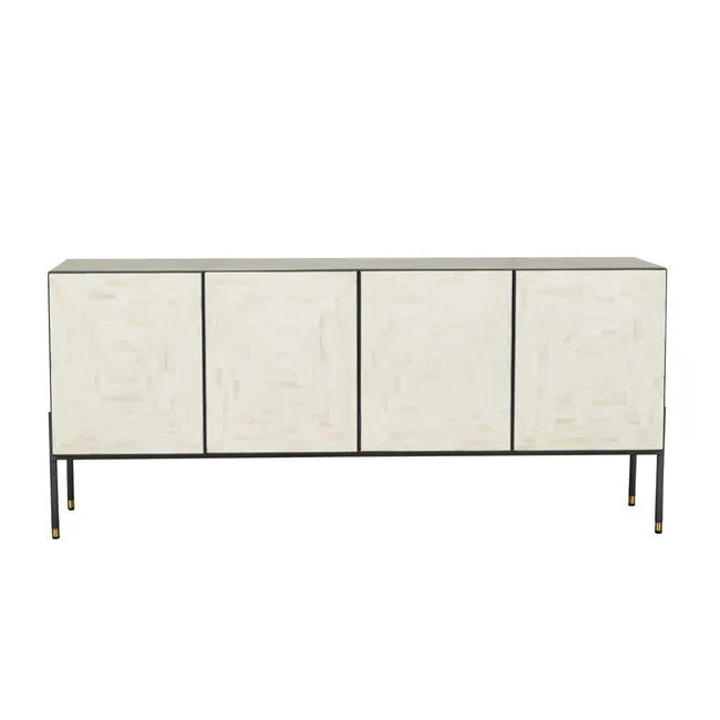 Bone Inlay Buffet in Black and White
