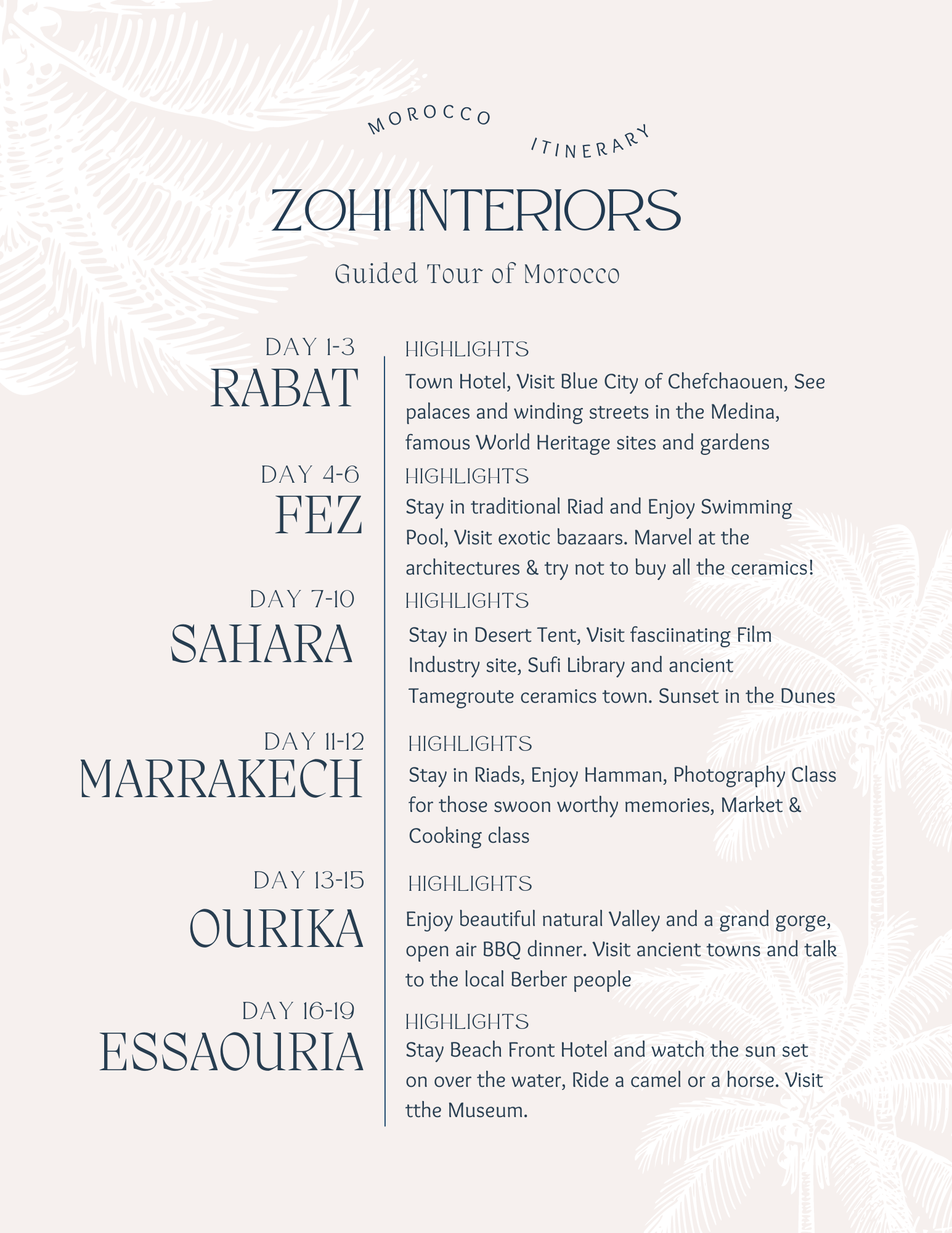 2024 Escorted Tour of Morocco