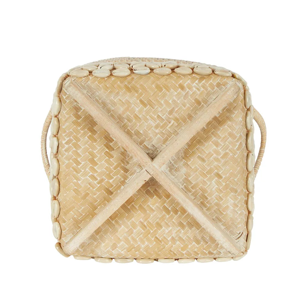 Bayu Shell Woven Basket