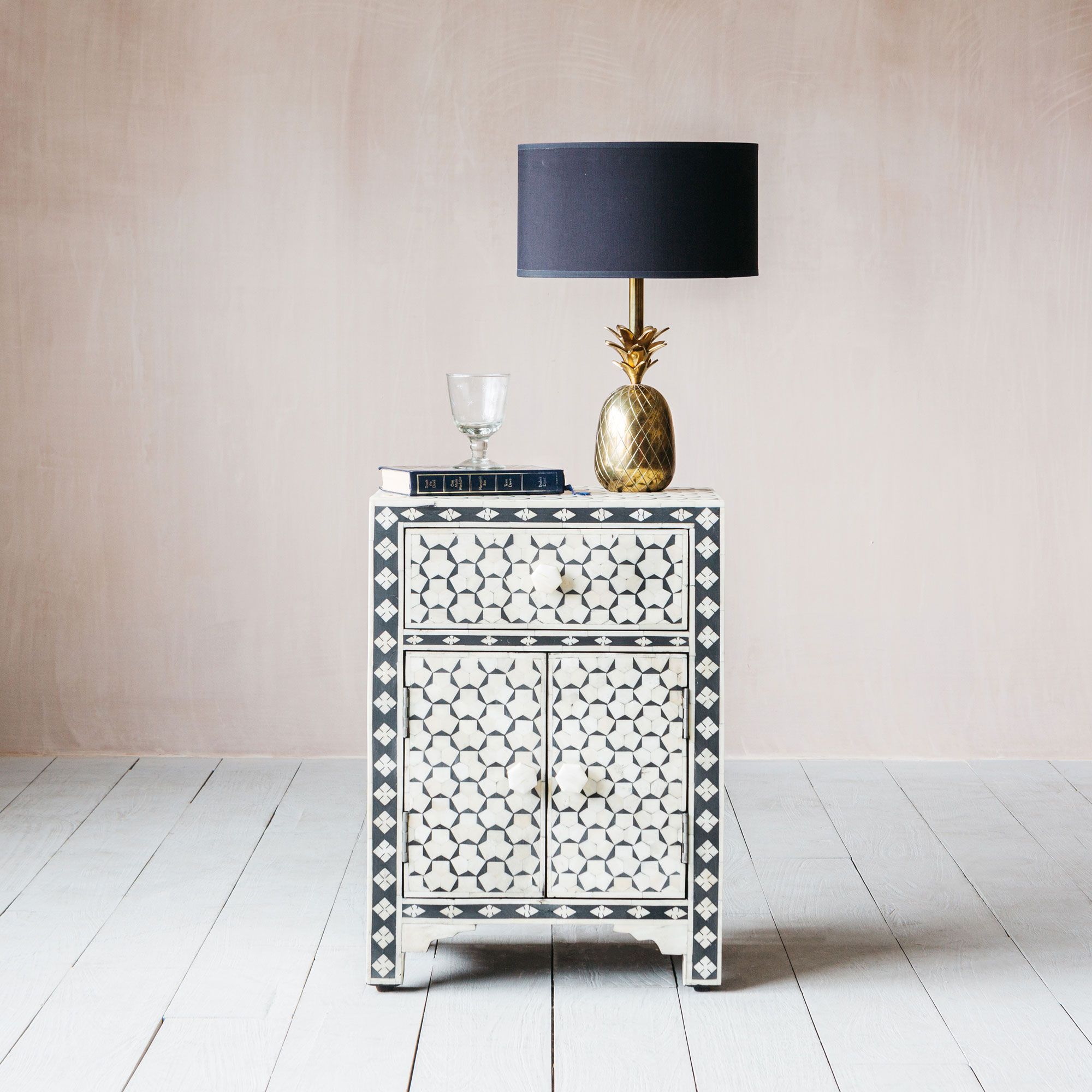 Riley Bone Inlay Side Table