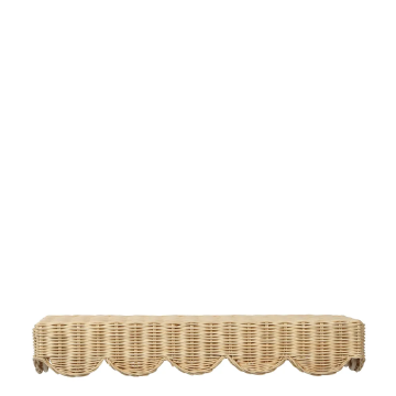 Belle Rattan Wall Shelf
