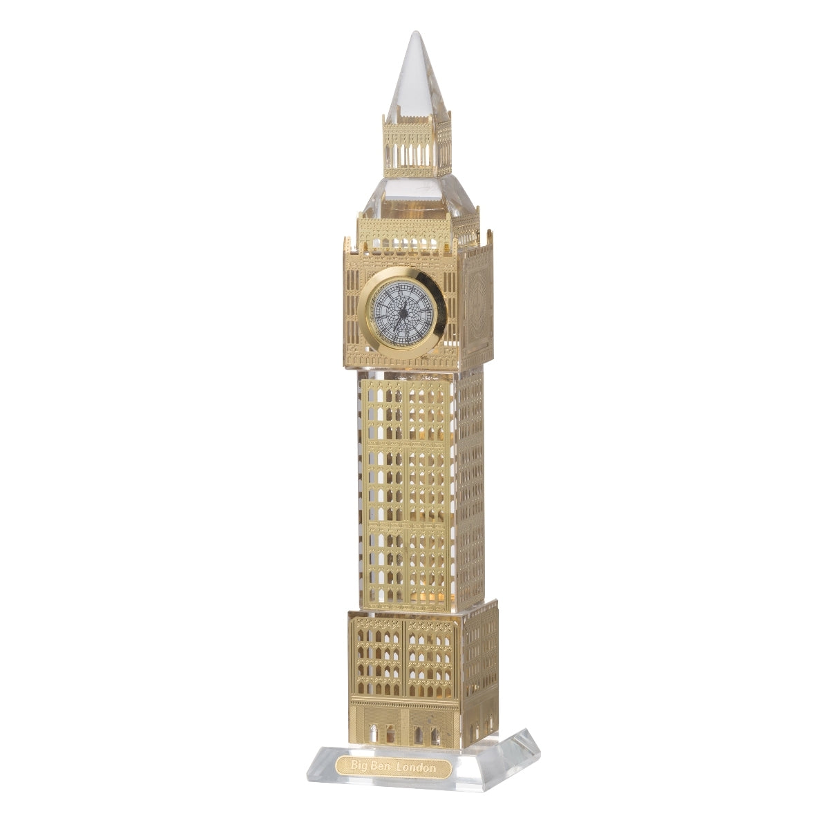 Benjamin Clock in Gold