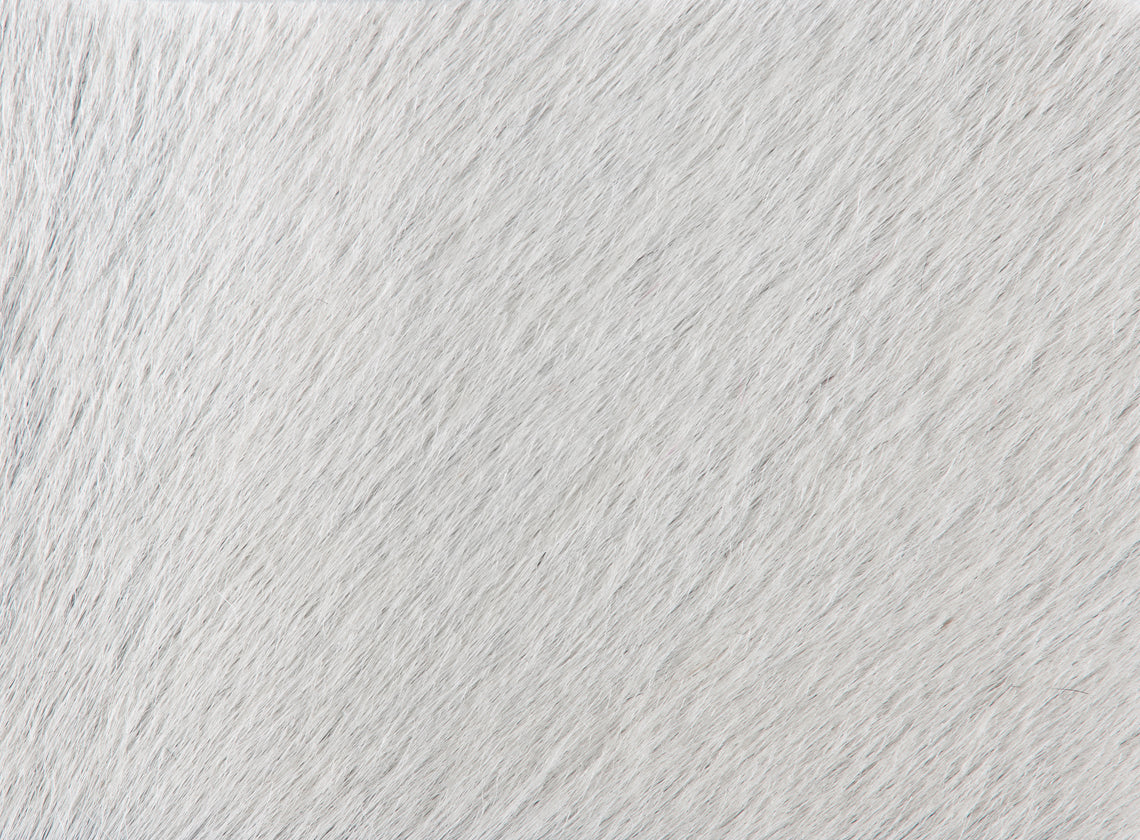 Bianco White Dyed Cow Hide Rug