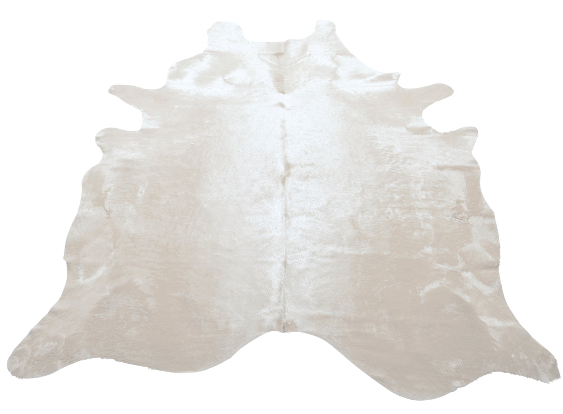 Bianco White Dyed Cow Hide Rug