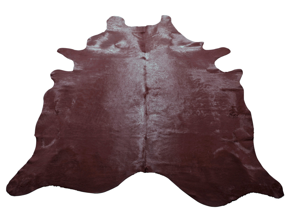 Black Plum Cow Hide in Large