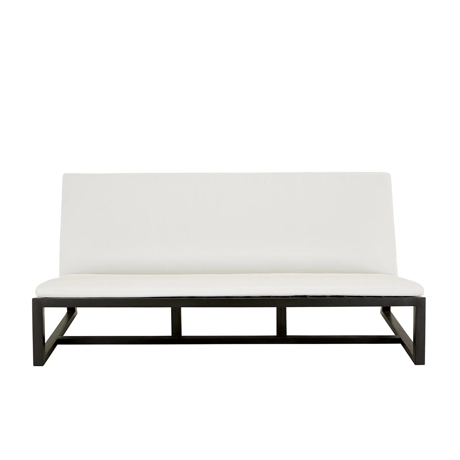 Balmoral Teak Outdoor Sofa in Black