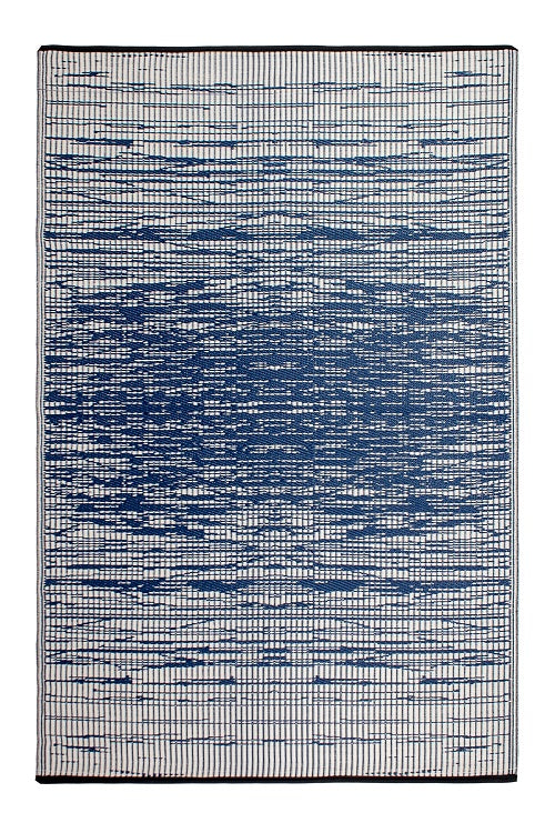 Brooklyn Plastic Rug in Blue