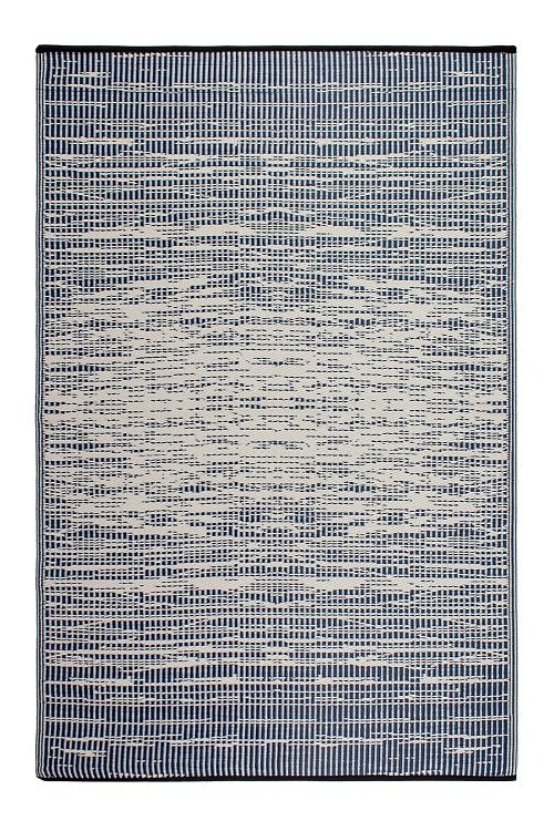 Brooklyn Plastic Rug in Blue