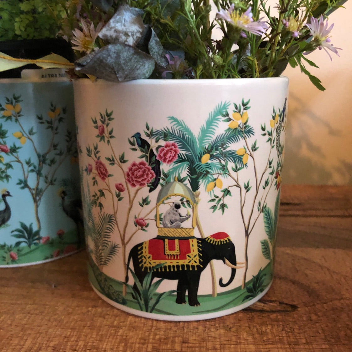 Elephant Garden Ceramic Pot