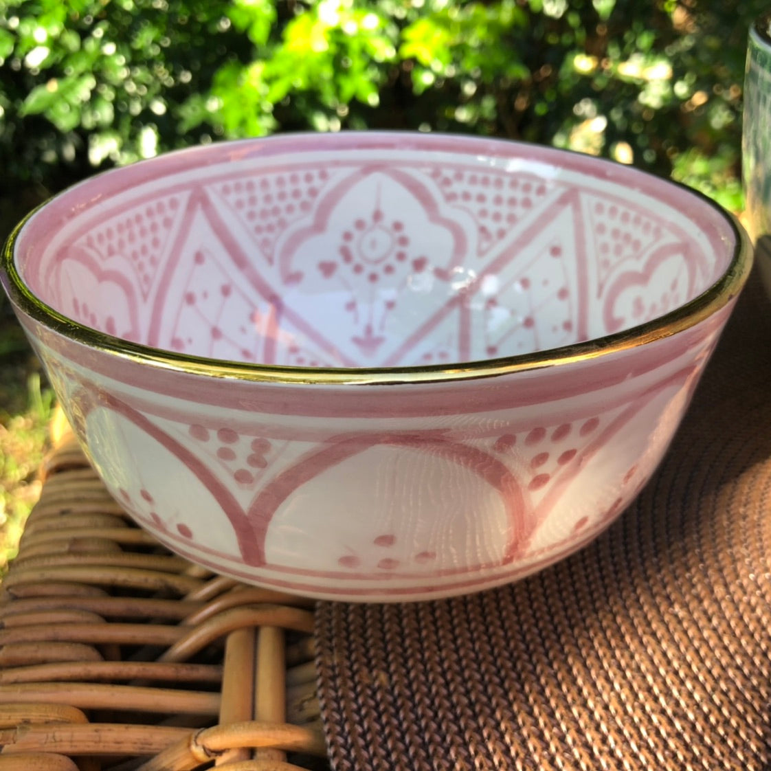 Genuine Rabat Safi Bowl - Large in Rose