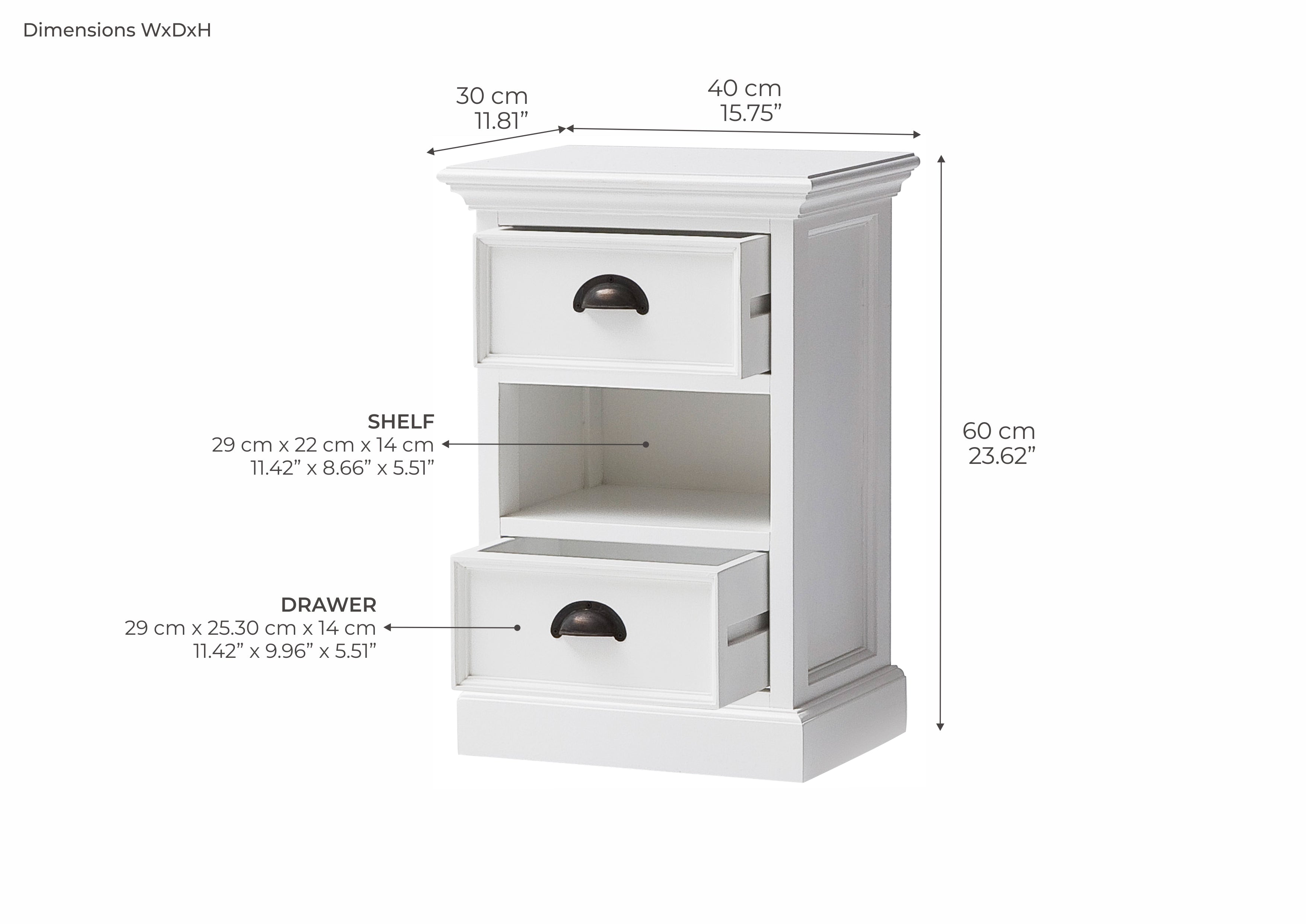 Tiana Beach Bedside Storage Unit