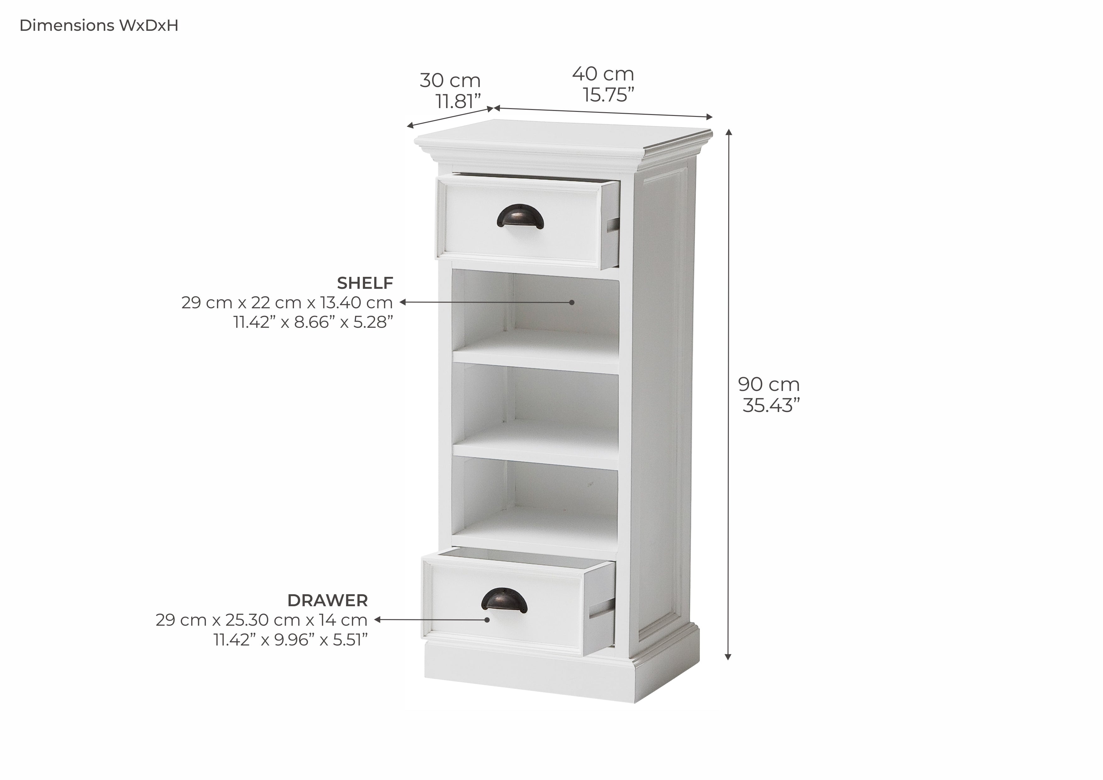 Tiana Beach Storage Unit with Basket Set