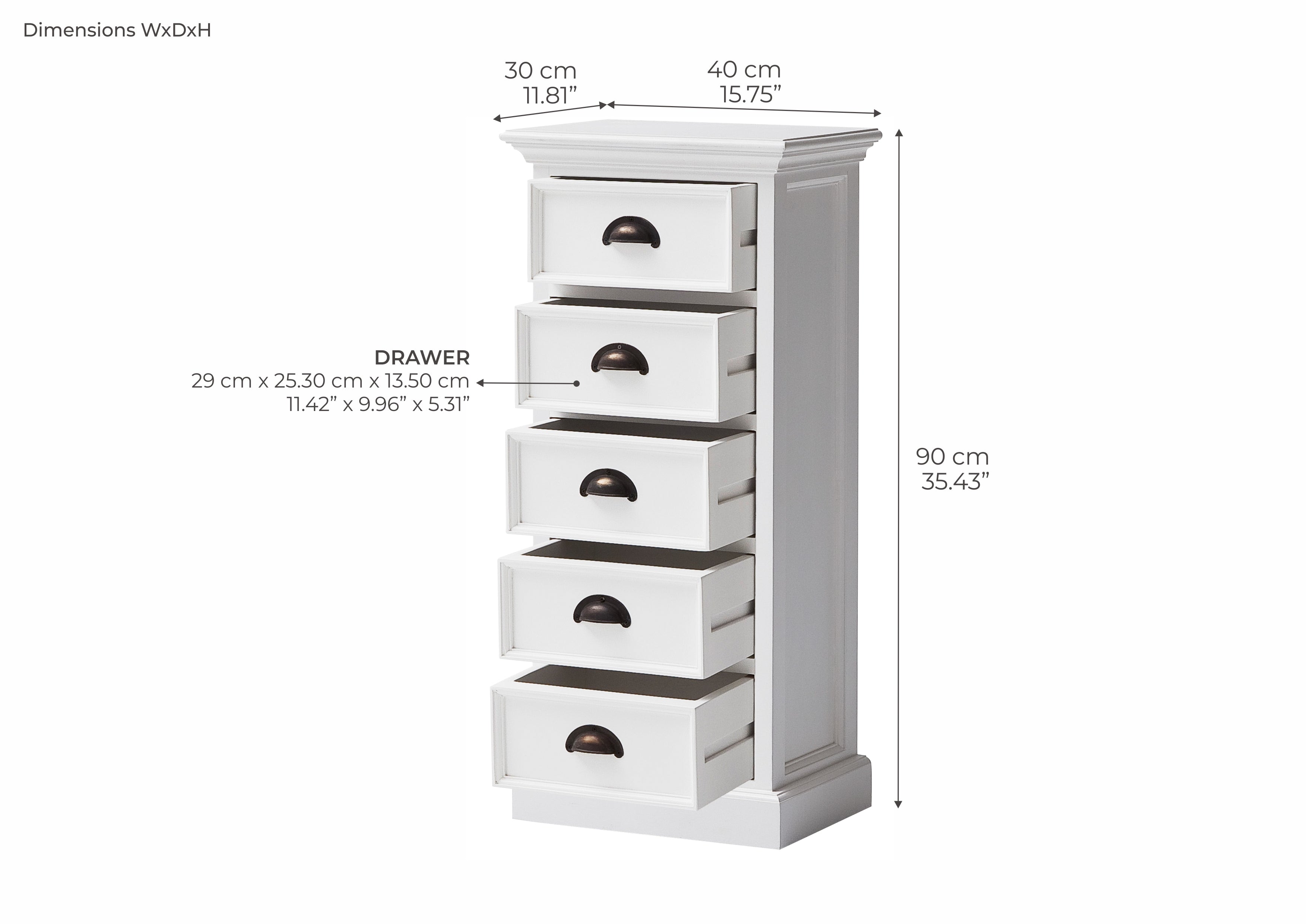 Tiana Beach Storage Shelf with Drawer