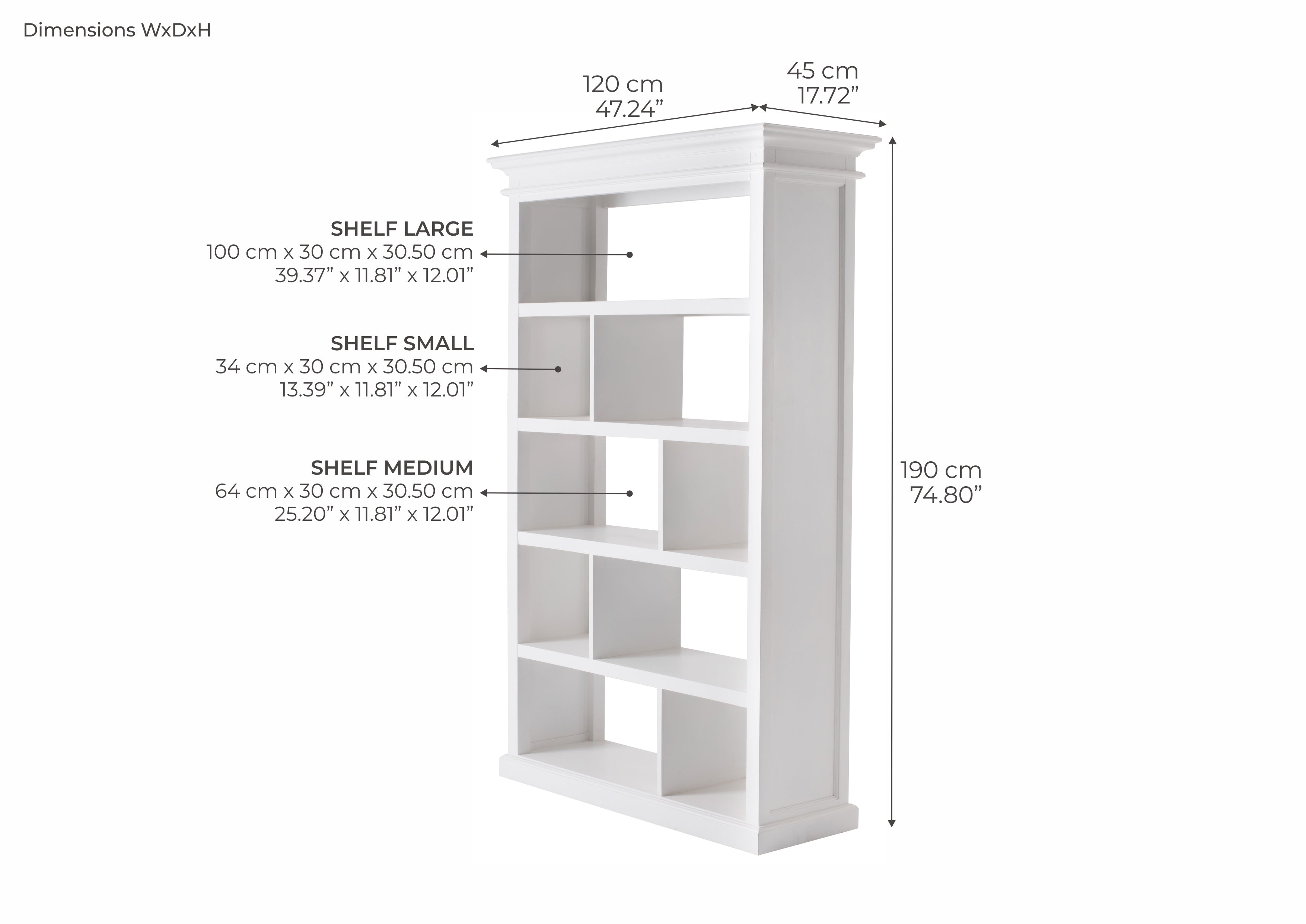 Tiana Beach Bookcase with Basket Set