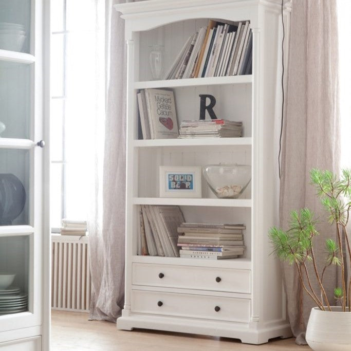 Maine Bookcase with 2 Drawers