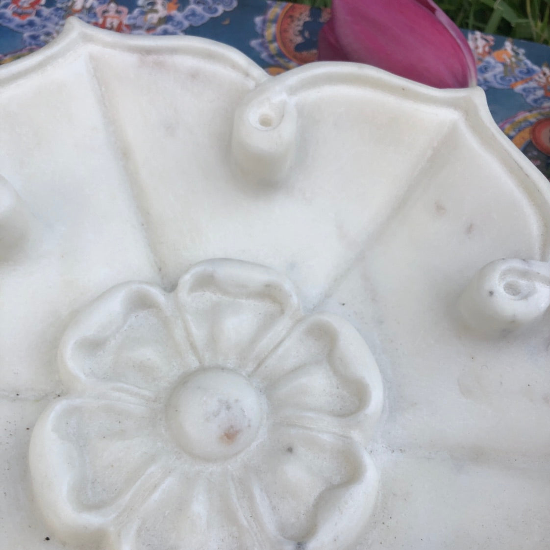 Urali Marble Mandala Bowl