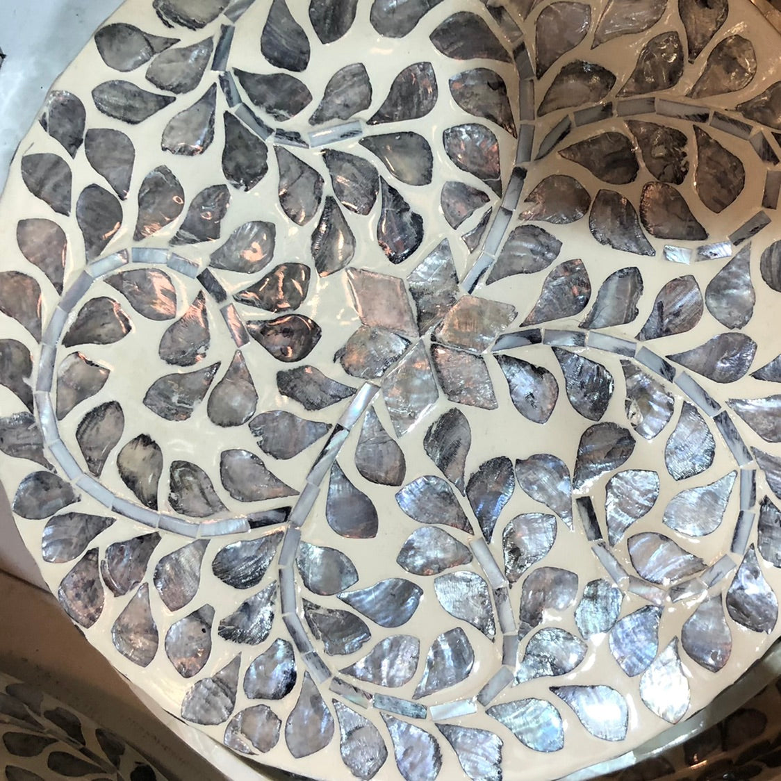 Oystershell Inlay Bedside