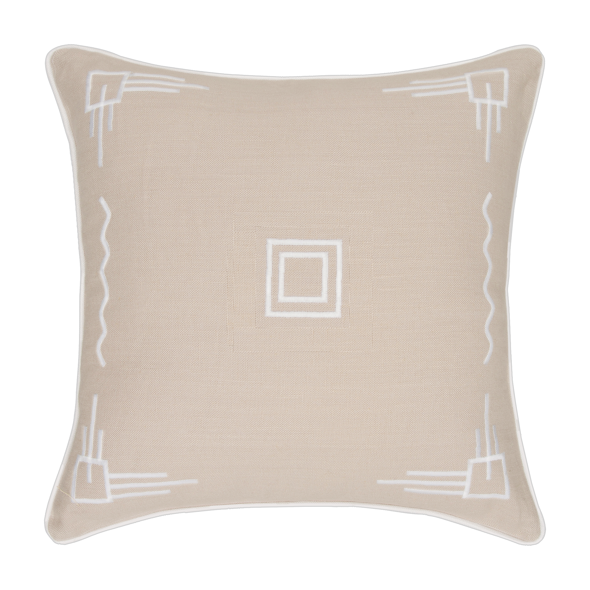 Coco Chanel Embroidered Cushion